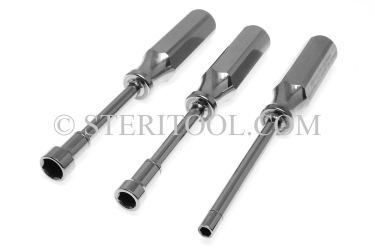 #40395 - 8mm Non-Magnetic Stainless Steel Nut Driver, SS Handle. non-magnetic, non magnetic, stainless steel, nut driver